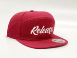 Premium snapback burgundy
